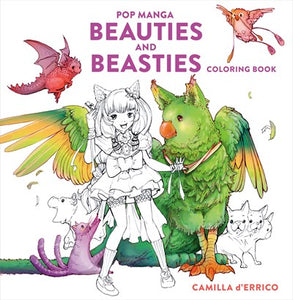 Pop Manga: Beauties And Beasties Coloring Book