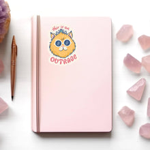 This is an Outrage! Princess Donut Sticker