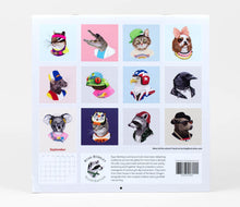 Retro Animals Ryan Berkley Illustration 2027 Calendar