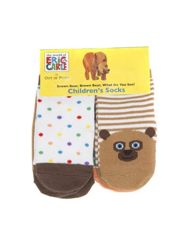 World Of Eric Carle: Brown Bear, Brown Bear Socks (Baby/Toddler 2T - 3T)