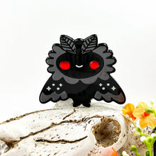 Mothman Rhinestone Acetate Hair Claw Clip: Black