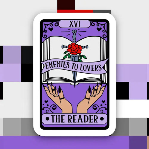 Reader Enemies To Lovers Tarot Sticker