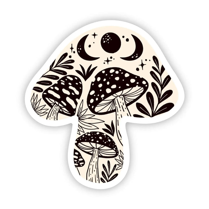 Mushroom Abstract Sticker