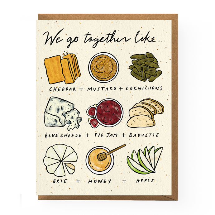 Cheese Pairing Love Card