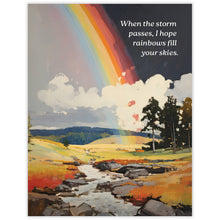 Rainbow Sympathy Card