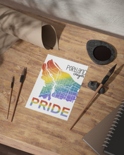 Portland LGBTQ+ Pride Art Print | Hand-Drawn Map: 5x7