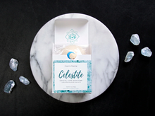 Crystal Core Bath Bomb with Celestite Crystal Inside