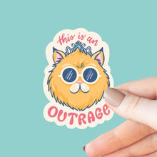 This is an Outrage! Princess Donut Sticker