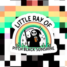 Little Ray of Pitch Black Sunshine Sticker