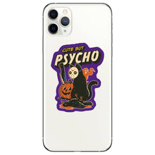 Cute Psycho Cat  Vinyl Sticker