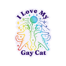 I Love My Gay Cat Vinyl Sticker