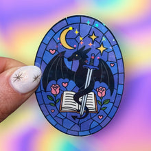 Dragon Reader holographic sticker