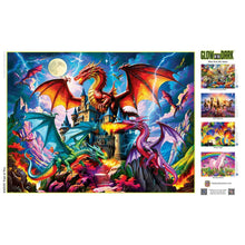 Glow in the Dark - Triad of Fire 300 Piece EZ Grip Jigsaw Puzzle