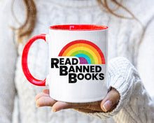 Read Banned Books Red Coffee Mug 