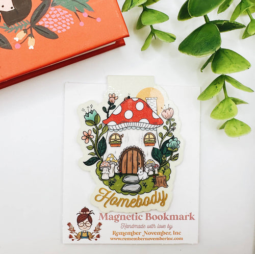 Mushroom Homebody Magnetic Bookmark