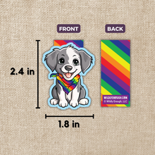 Pride Puppy Magnetic Bookmark