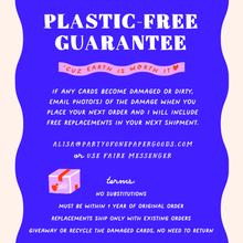 Birthday Cat Party 'Til You Plop: 🌏 Plastic-free Paper Tab