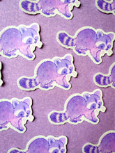 Raccoon Glow-in-the-Dark Sticker