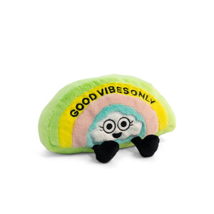 Good Vibes Only Rainbow Plush