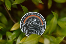 Wander Free and Queer Sticker