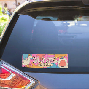 Silly Goose On Board - Large Sticker