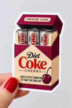 Diet Coke Fridge Cigs Sticker - Matte Vinyl Sticker