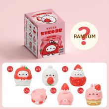 Molang loves strawberries Random Figure Box