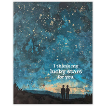 Lucky Stars – Recycled Love Card for Stargazers