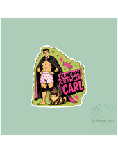 Carl & Donut  - Dungeon Crawler Carl Sticker: 3 inch