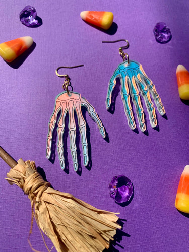 Skelly Hands Earrings