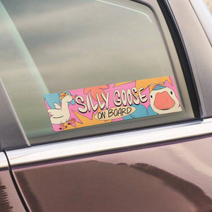 Silly Goose On Board - Large Sticker
