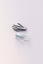 Halloween Skeleton White Hair Clip