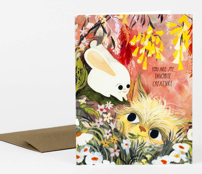 You Are My Favorite Creature Card