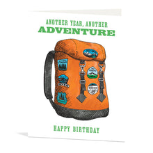Backpack Adventure Birthday Card
