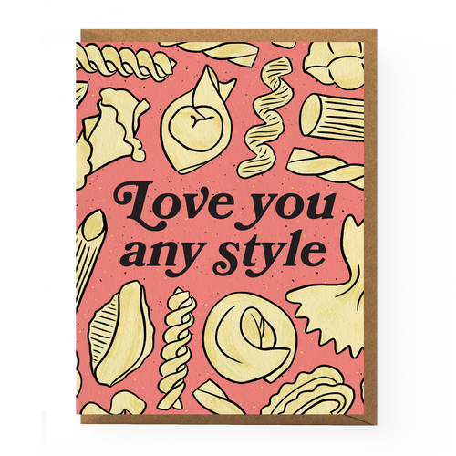 Pasta Love Card