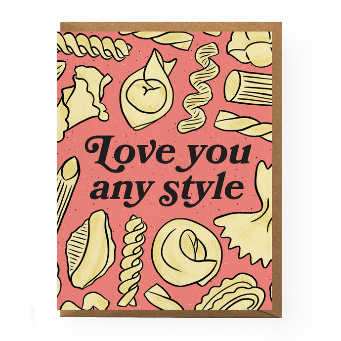 Pasta Love Card