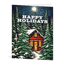 Bright Star Cabin Happy Holidays Card