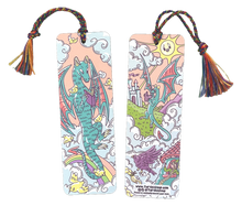 Dreamy Dragon Castle Gift Bookmark with Tassel