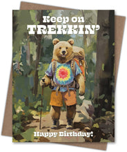 Keep on Trekking Birthday - Recycled Birthday Card for Hikers