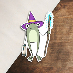 Mage Frog Vinyl Sticker