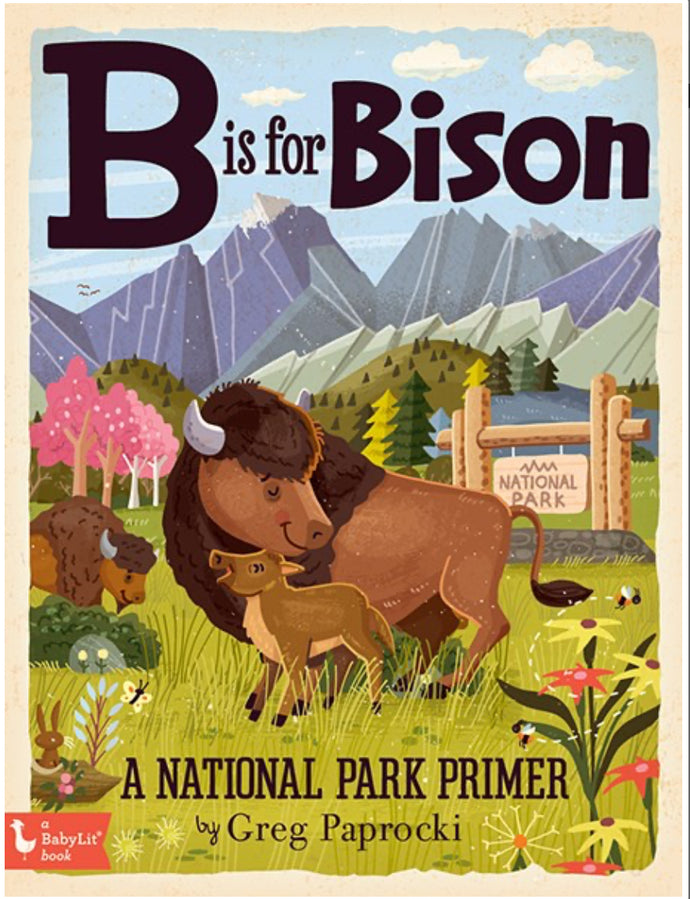 B is for Bison by Paprocki