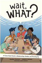 Wait, What? : A Comic Book Guide to Relationships, Bodies, and Growing Up by Corinna