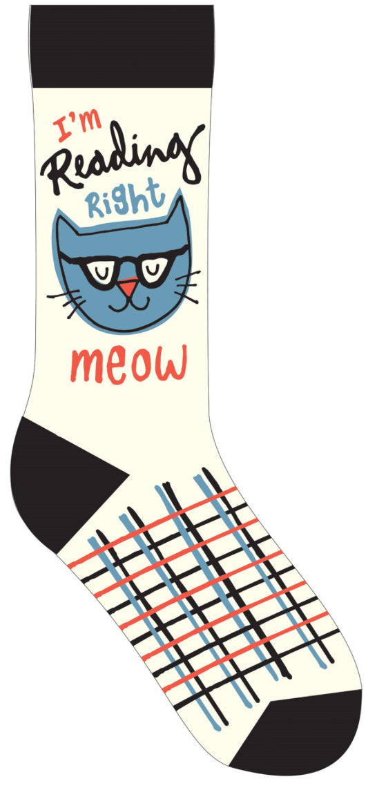 I’m Reading Right Meow Socks