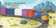 The Train Team : A Lift-the-Page Truck Book by Coyle