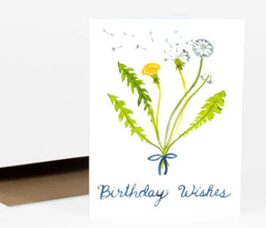 Dandelion Birthday Wishes Birthday Card