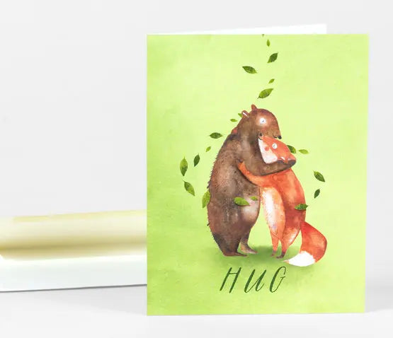 Hug Greeting Card