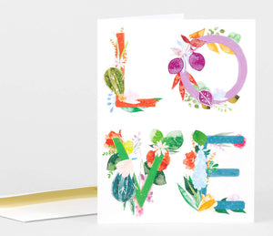 Love (Floral) Card