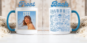 Taylor's Version 1989 Mug with Blue Handle