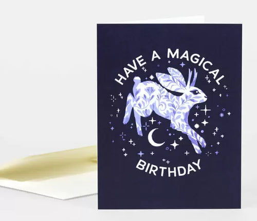 Jackalope Magical Birthday Card