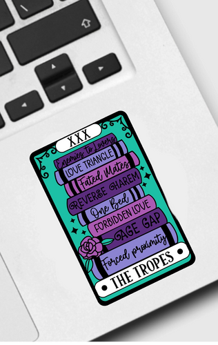 The Tropes Reader Tarot Sticker